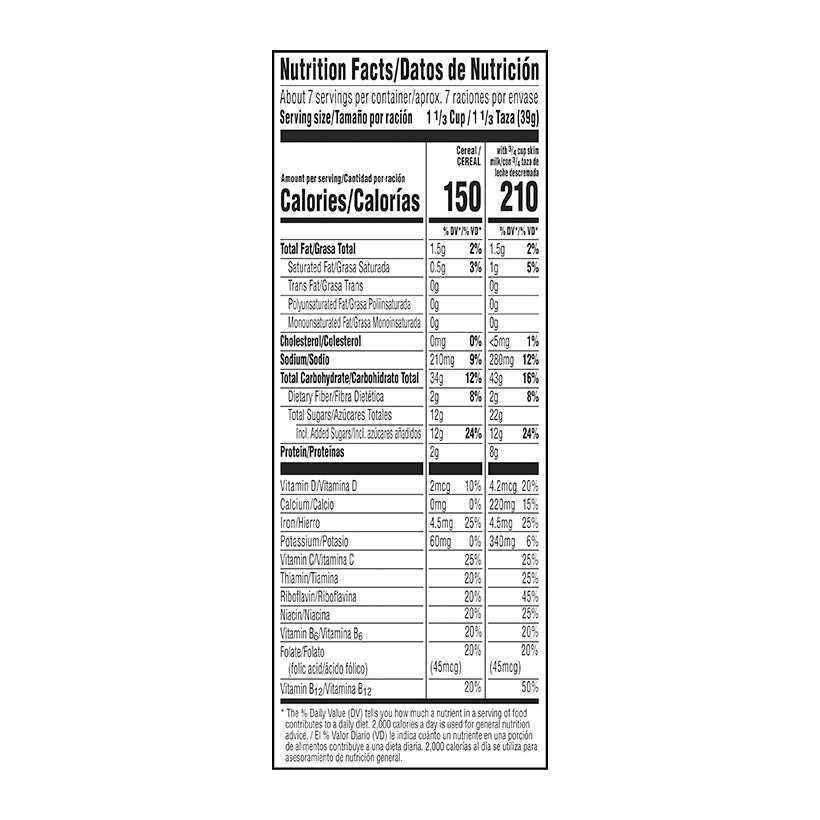 Froot Loops Sweetened Multigrain Cereal 10.1 oz