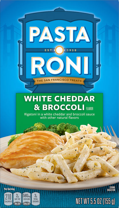 Pasta Roni White Cheddar & Broccoli Flavor Pasta Roni 5.5 oz Box
