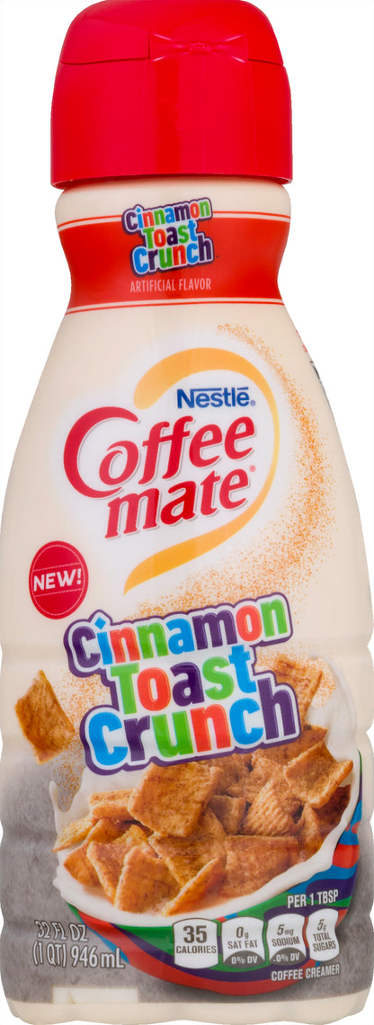 Coffee Mate Cinnamon Toast Crunch Coffee Creamer 32 oz