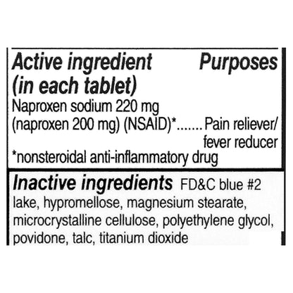 Aleve All Day Strong 220 mg Pain Reliever/Fever Reducer Tablets 24 ea Box