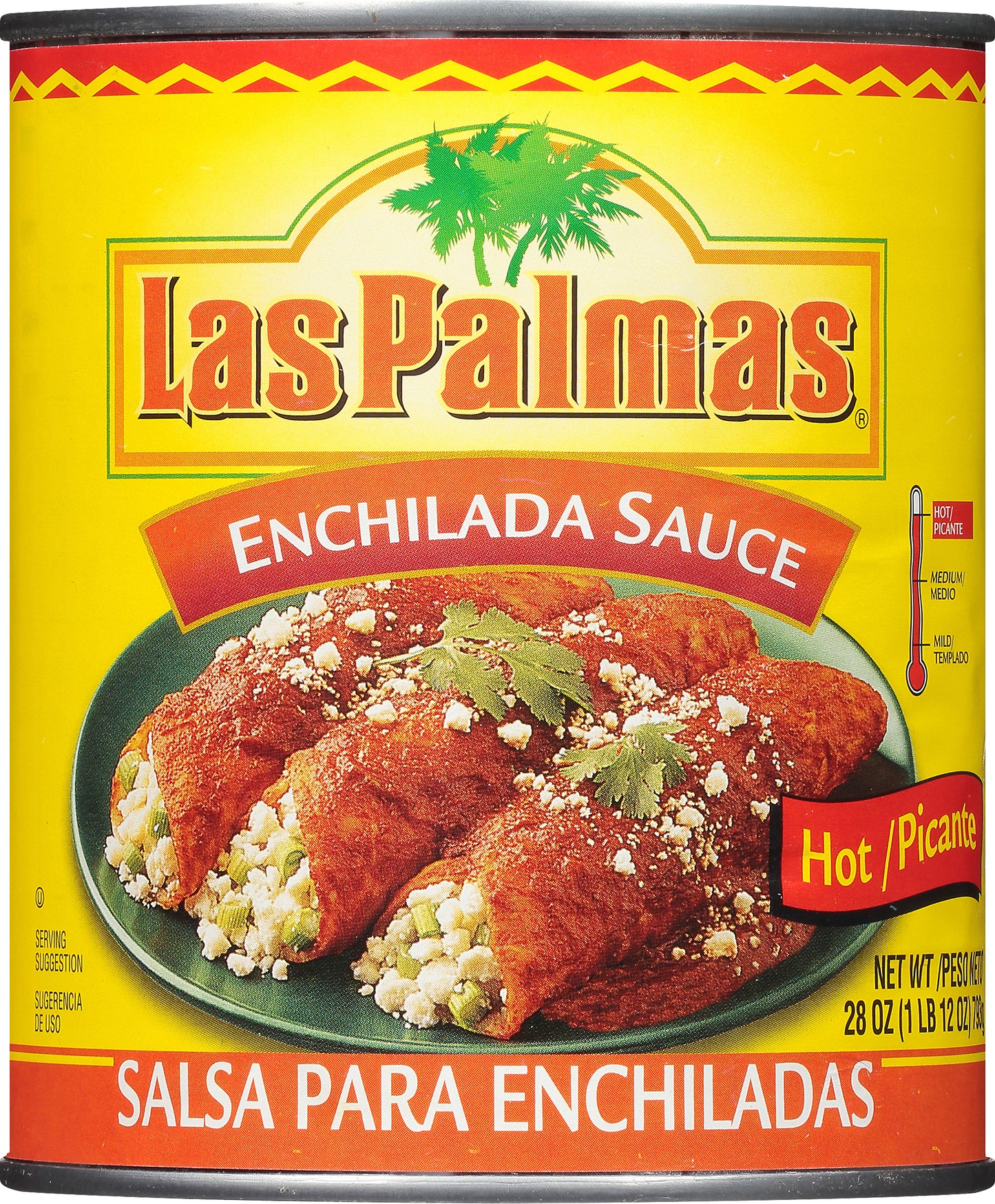 Las Palmas® Hot Enchilada Sauce 28 oz. Can