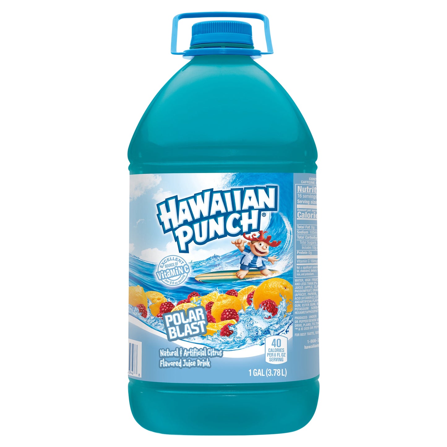 Hawaiian Punch Polar Blast, 1 gal bottle