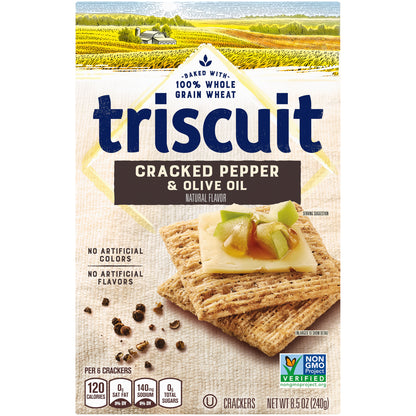 Triscuit Cracked Pepper & Olive Oil Crackers 12.5 oz. Box