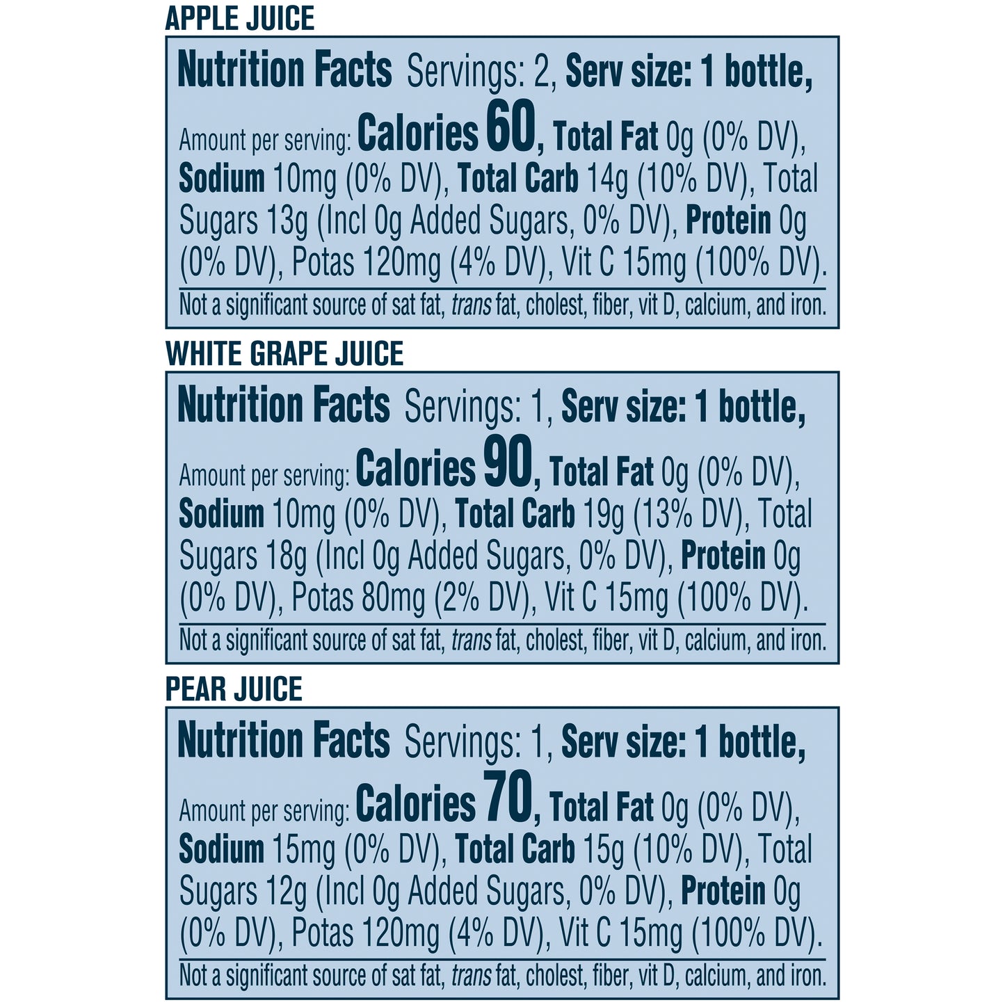 Gerber Fruit Juice Variety Pack 4-4 fl. oz. Bottles