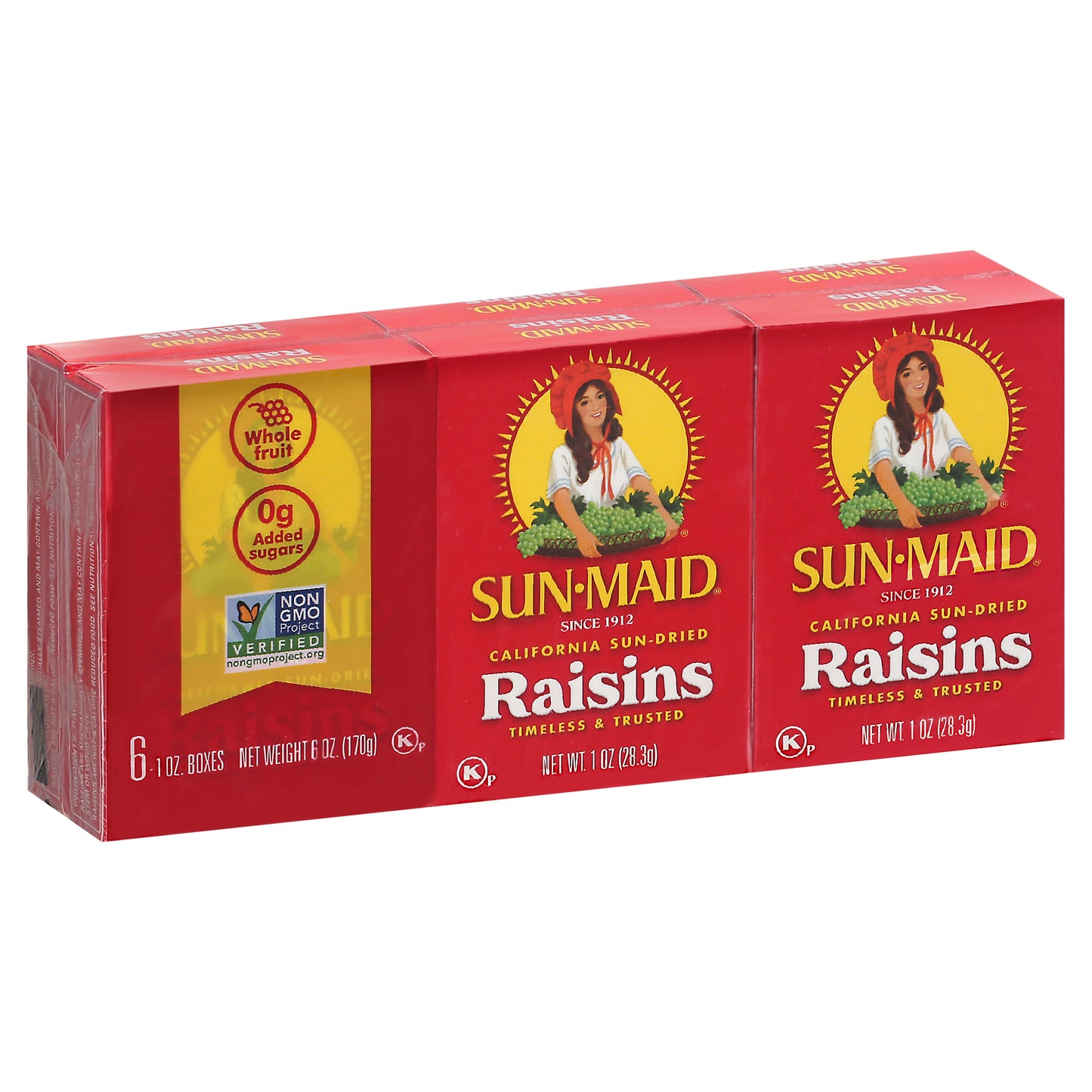 Sun-Maid Sun-Dried Raisins 6 - 1 oz Boxes