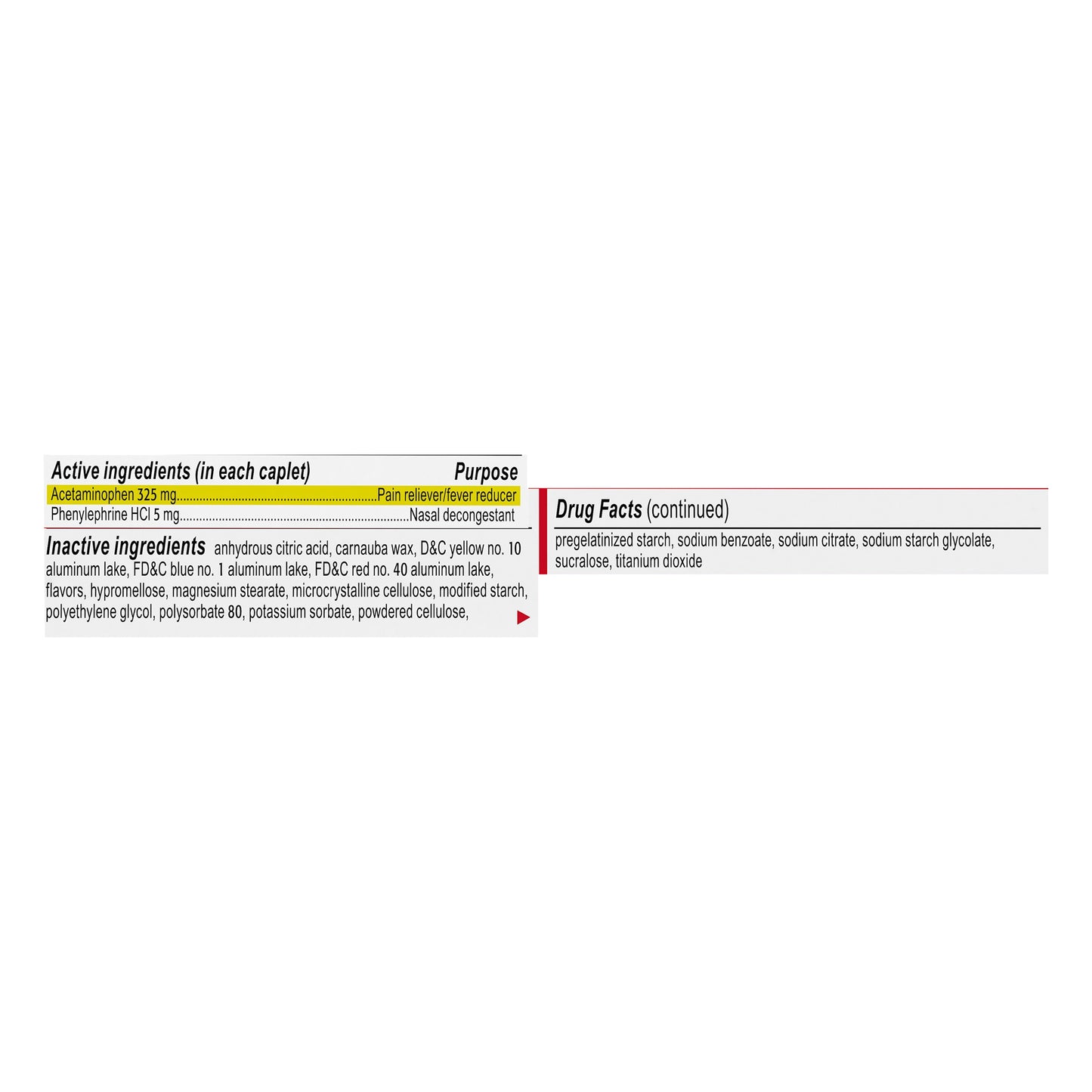 Tylenol Caplets Day for Adults Sinus + Headache 24 ea