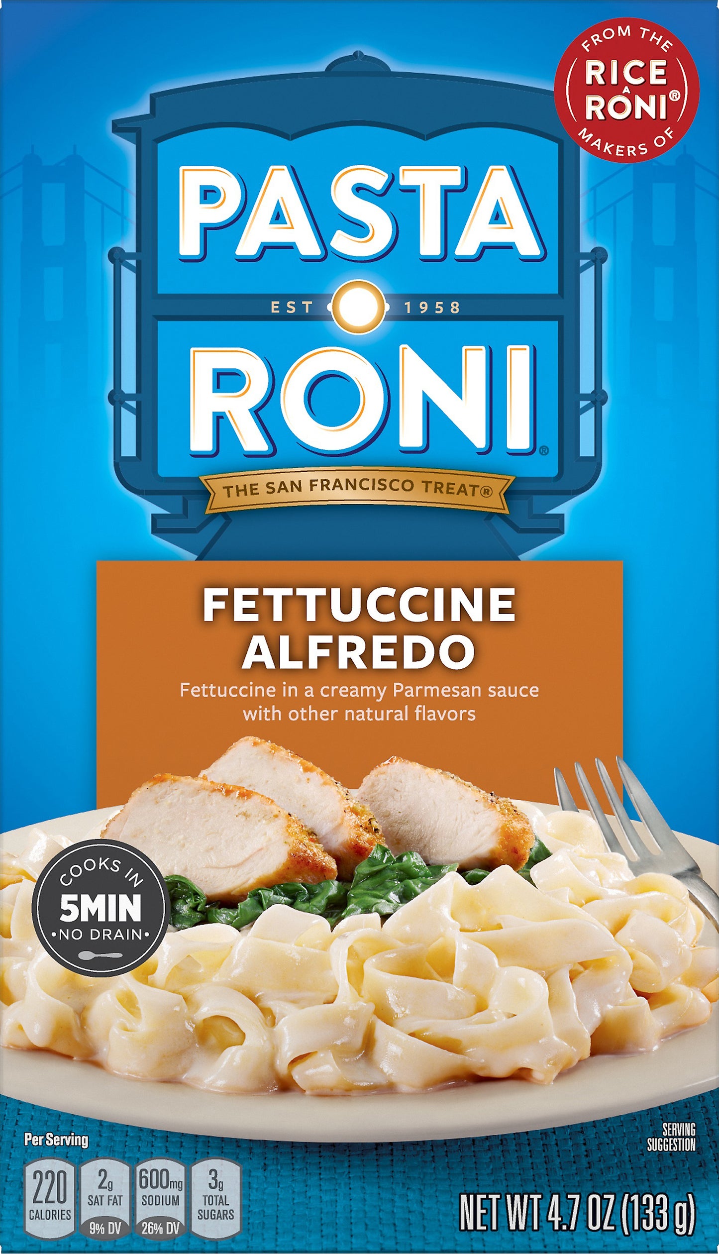 Pasta Roni Fettuccine Alfredo 4.7 oz