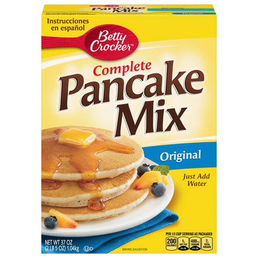 Betty Crocker Complete Pancake Mix, Original,  37 oz