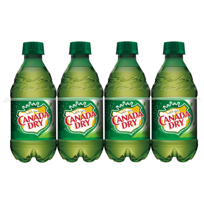 Canada Dry Ginger Ale Soda 8-12 fl oz Bottles