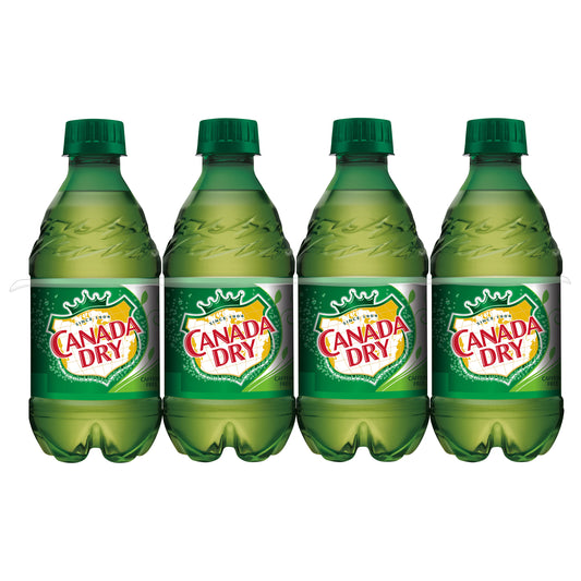 Canada Dry Ginger Ale Soda 8-12 fl oz Bottles