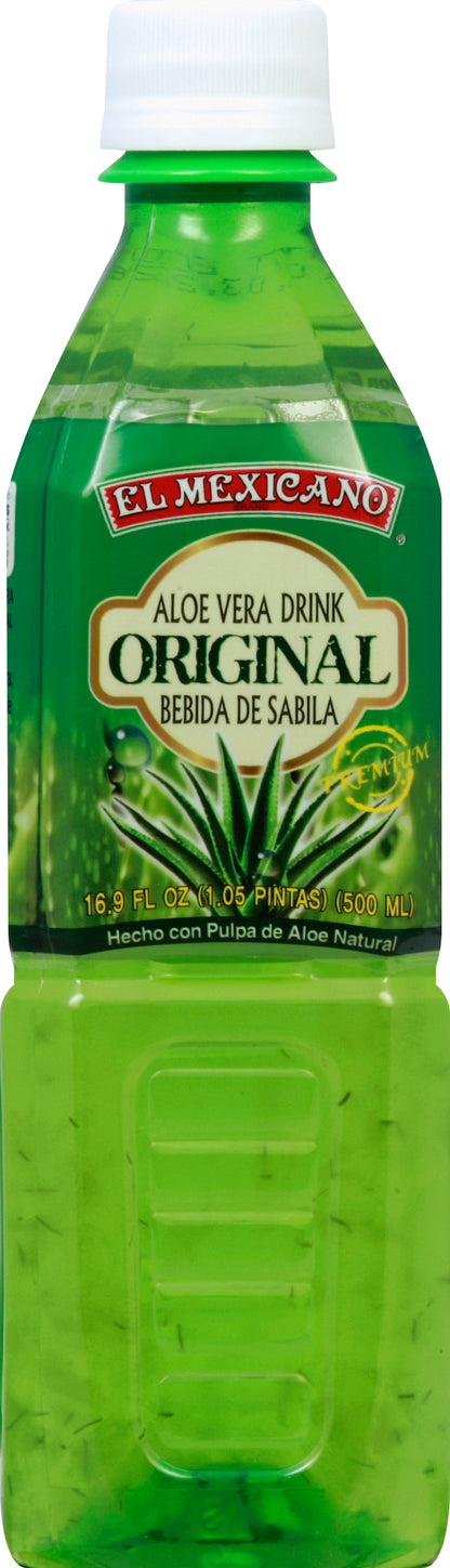 El Mexicano Aloe Vera Drink 16.9 oz