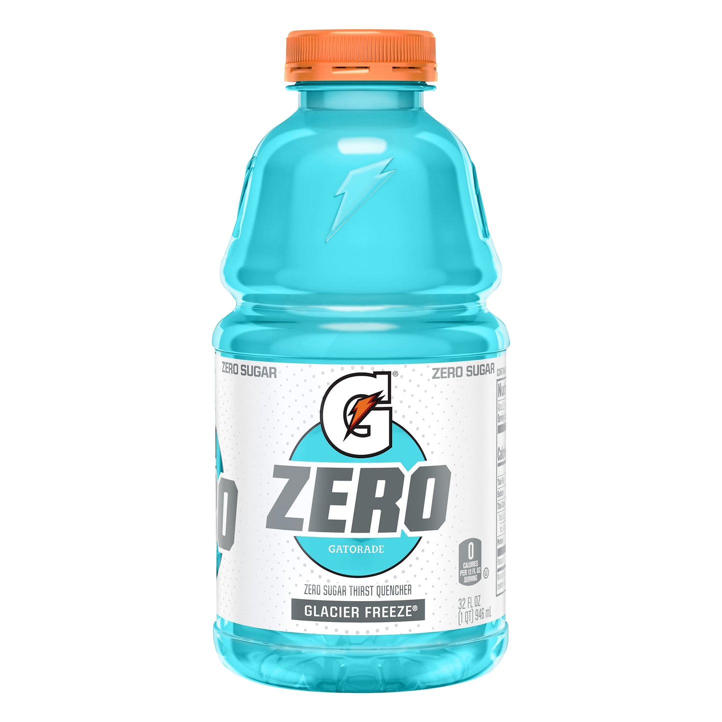 Gatorade Zero Zero Sugar Glacier Freeze Thirst Quencher 32 oz