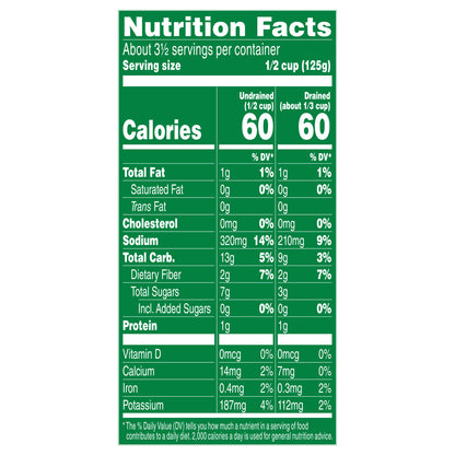Del Monte Fresh Cut Harvest Selects Whole Kernel Sweet White Corn 15.25 oz Can