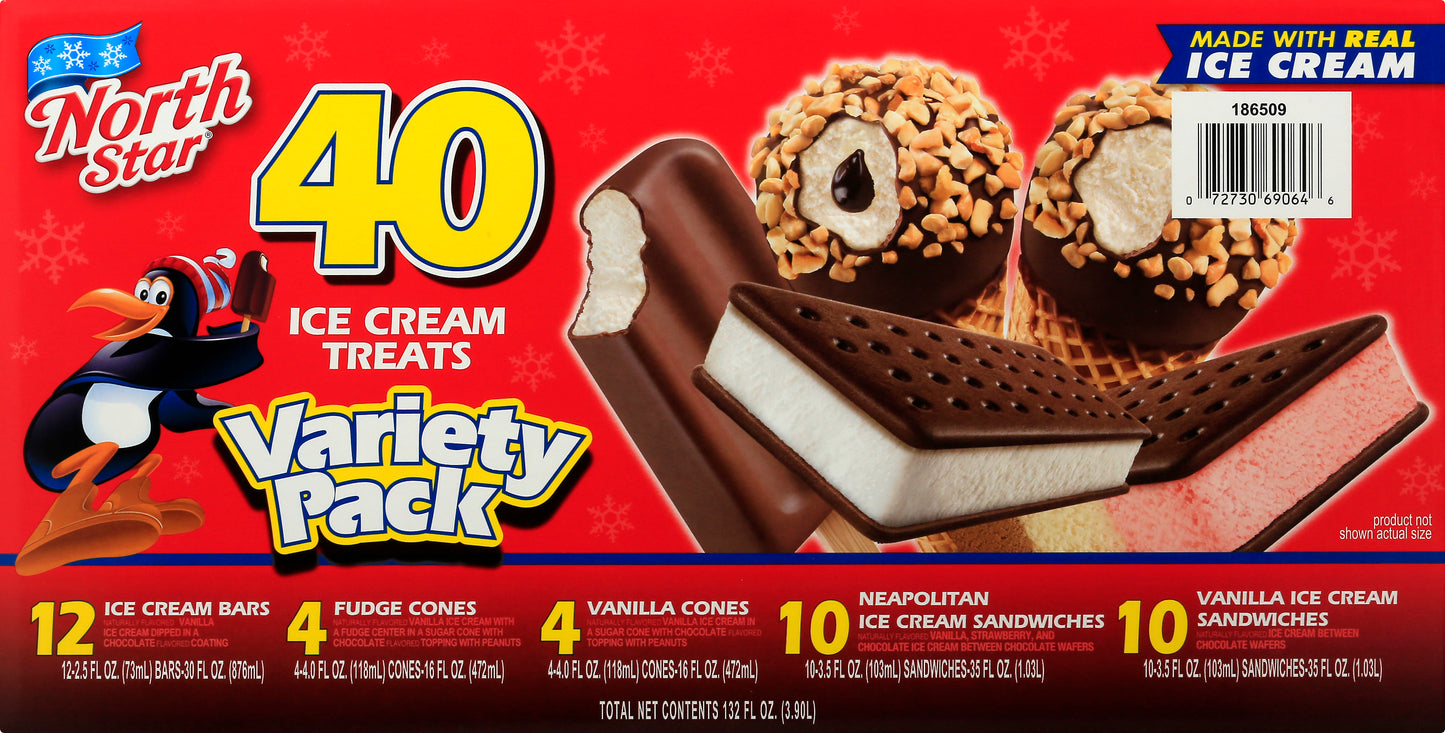 North Star Ice Cream Treats 40 ea