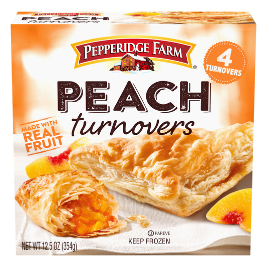 PEPPERIDGE FARM Peach Turnovers 4 ea