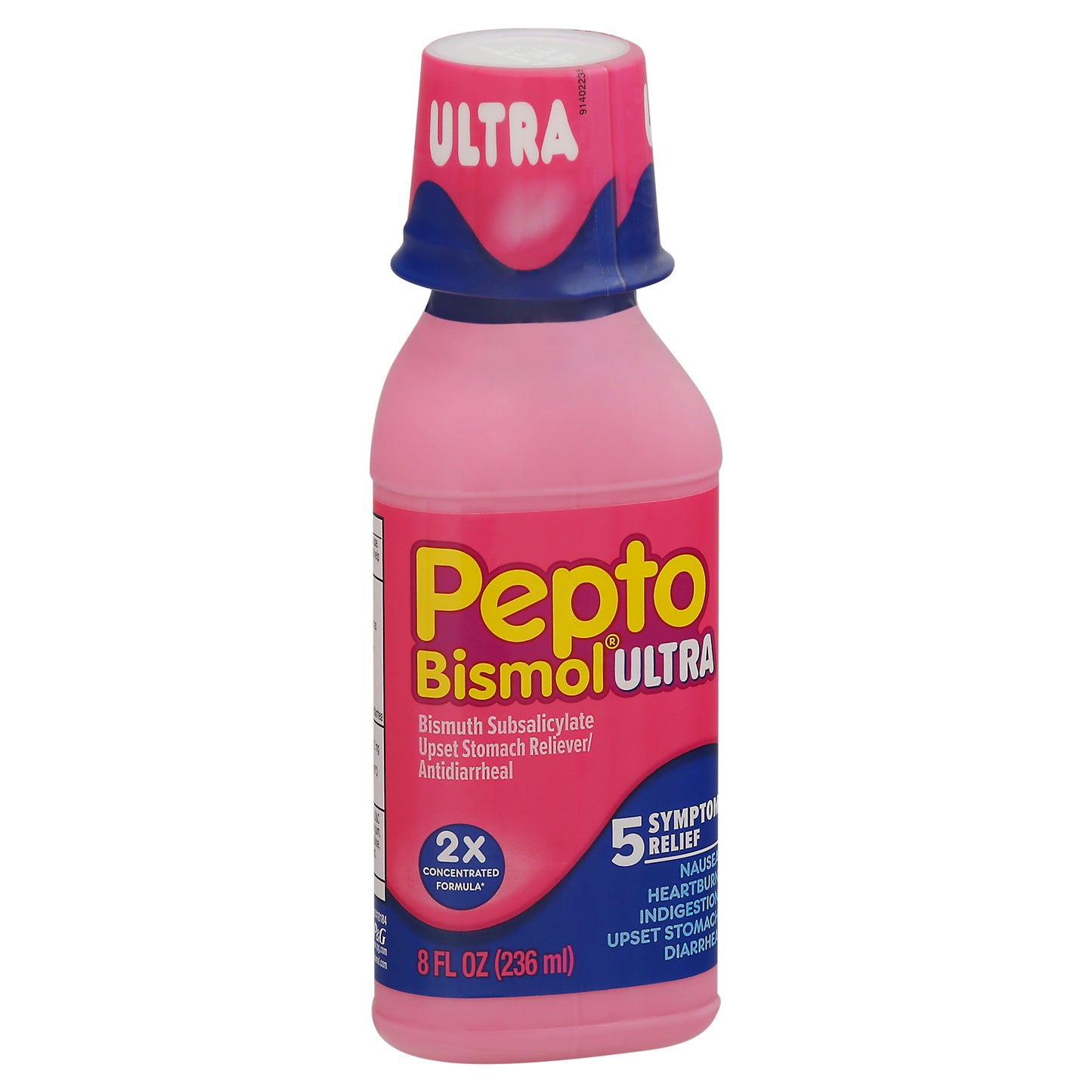 Pepto Bismol Ultra Upset Stomach Reliever/Antidiarrheal 8 fl oz Bottle