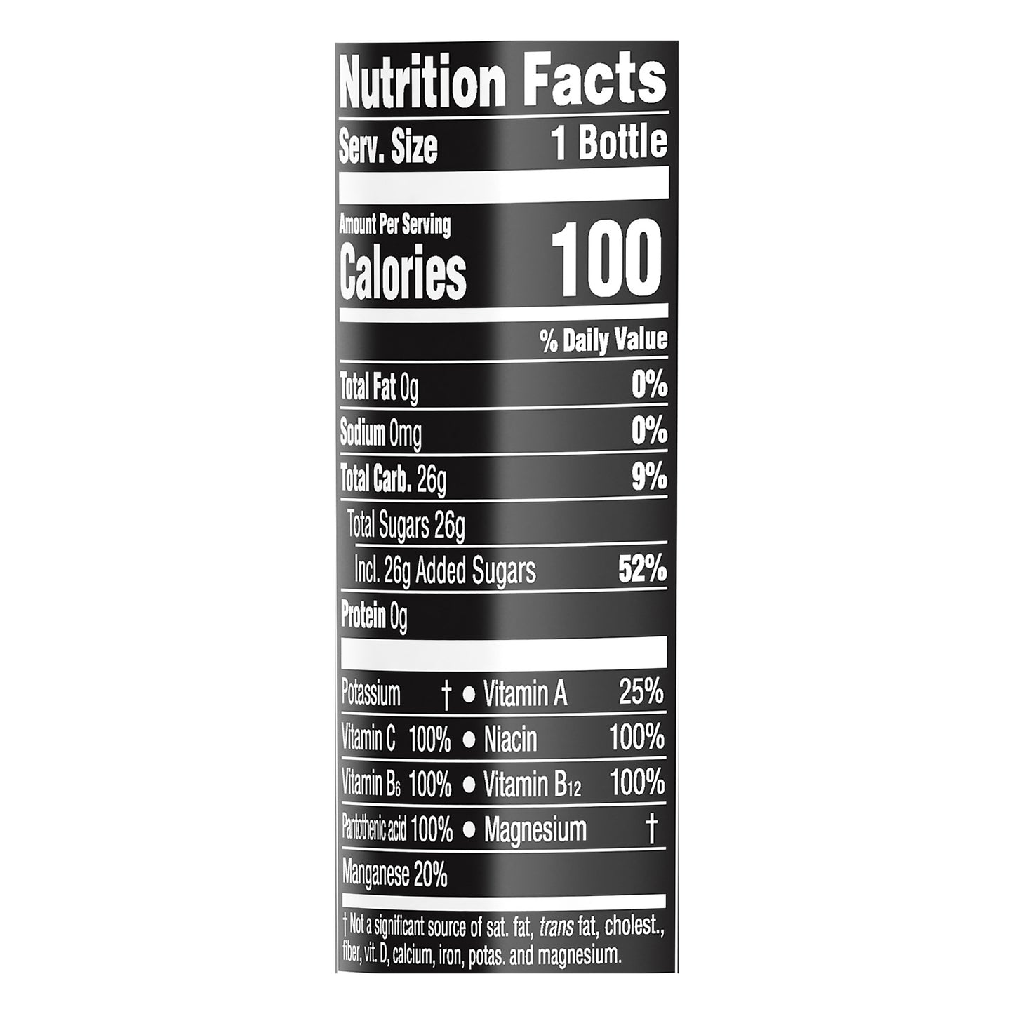 vitaminwater XXX Acai-Blueberry-Pomegranate Nutrient Enhanced Water Beverage 20 oz