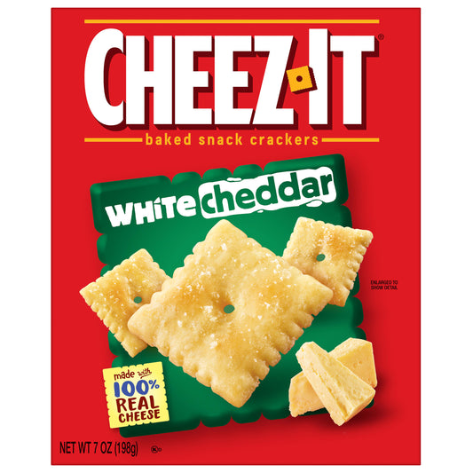 Cheez-It White Cheddar Baked Snack Crackers 7 oz