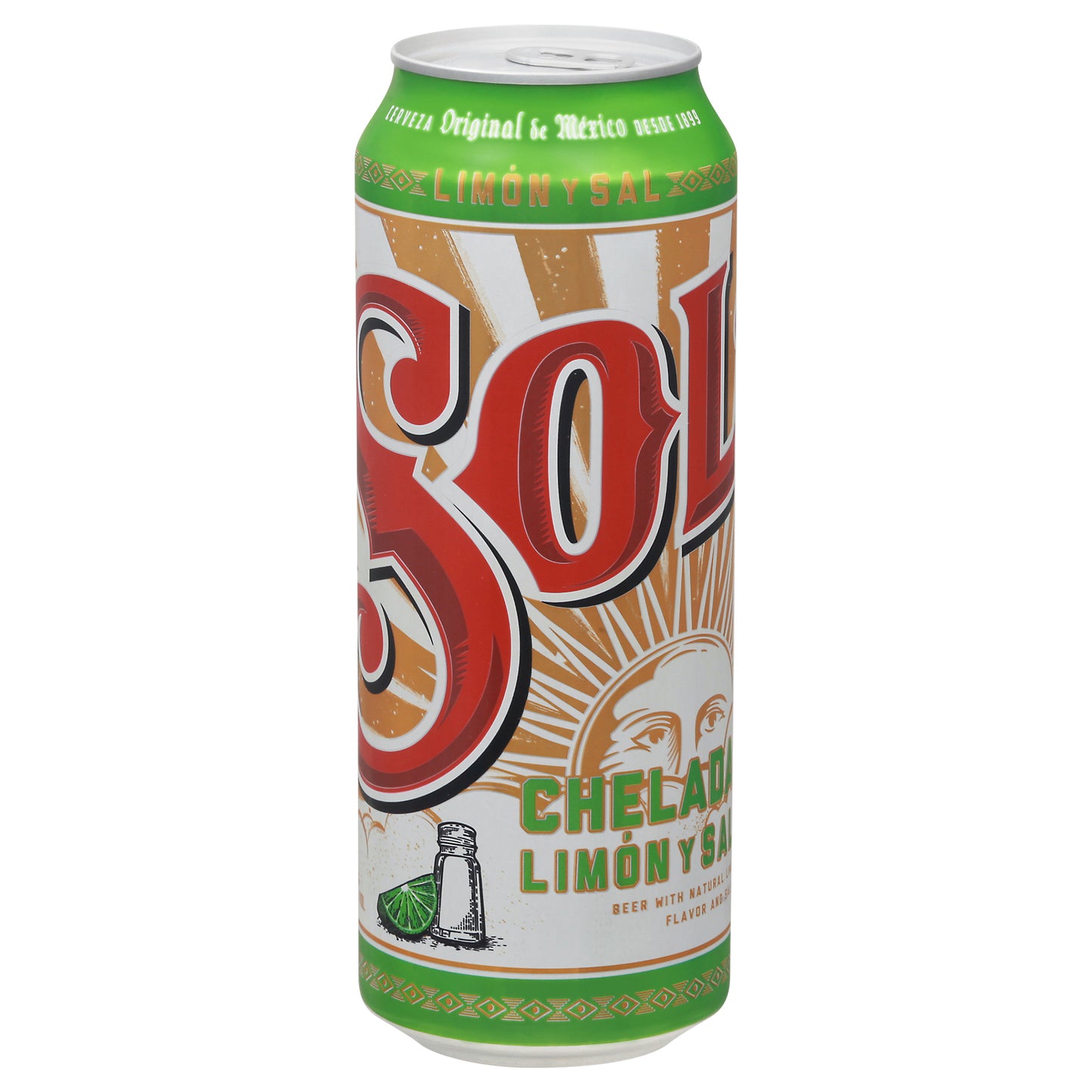 Sol Chelada Limon Y Sal Beer 24 fl oz Can