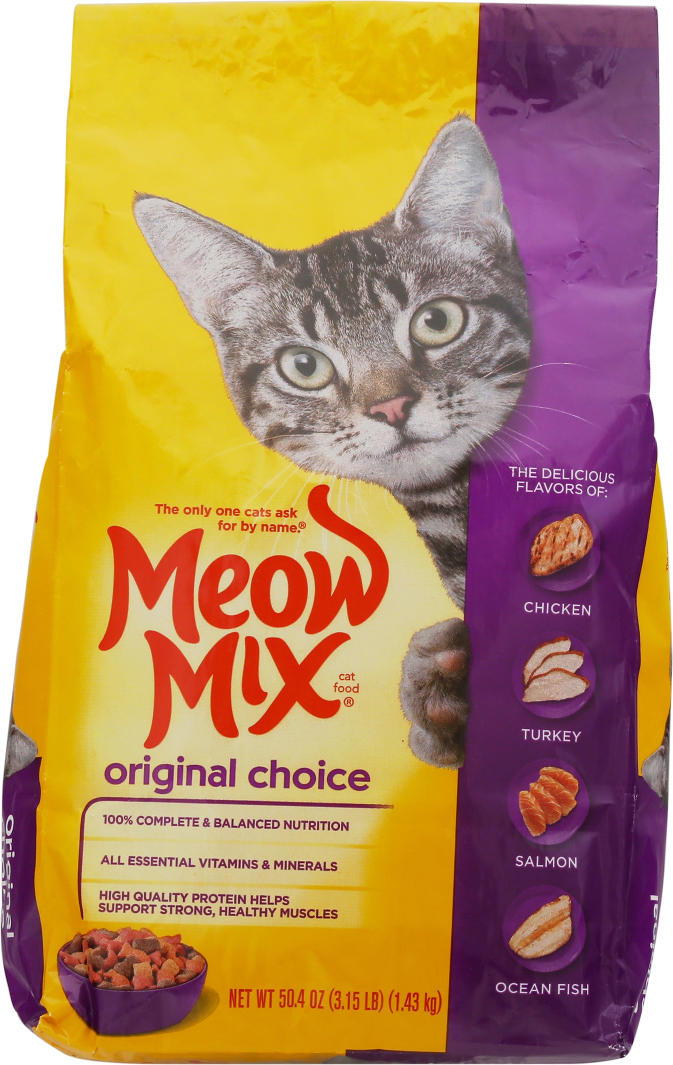 Meow Mix Original Choice Cat Food 50.4 oz