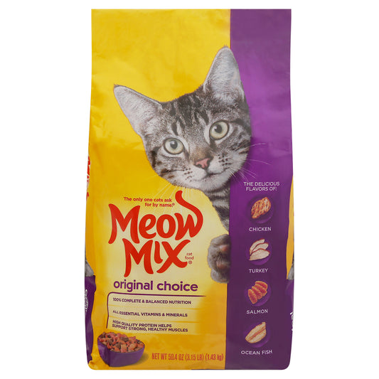 Meow Mix Original Choice Cat Food 50.4 oz