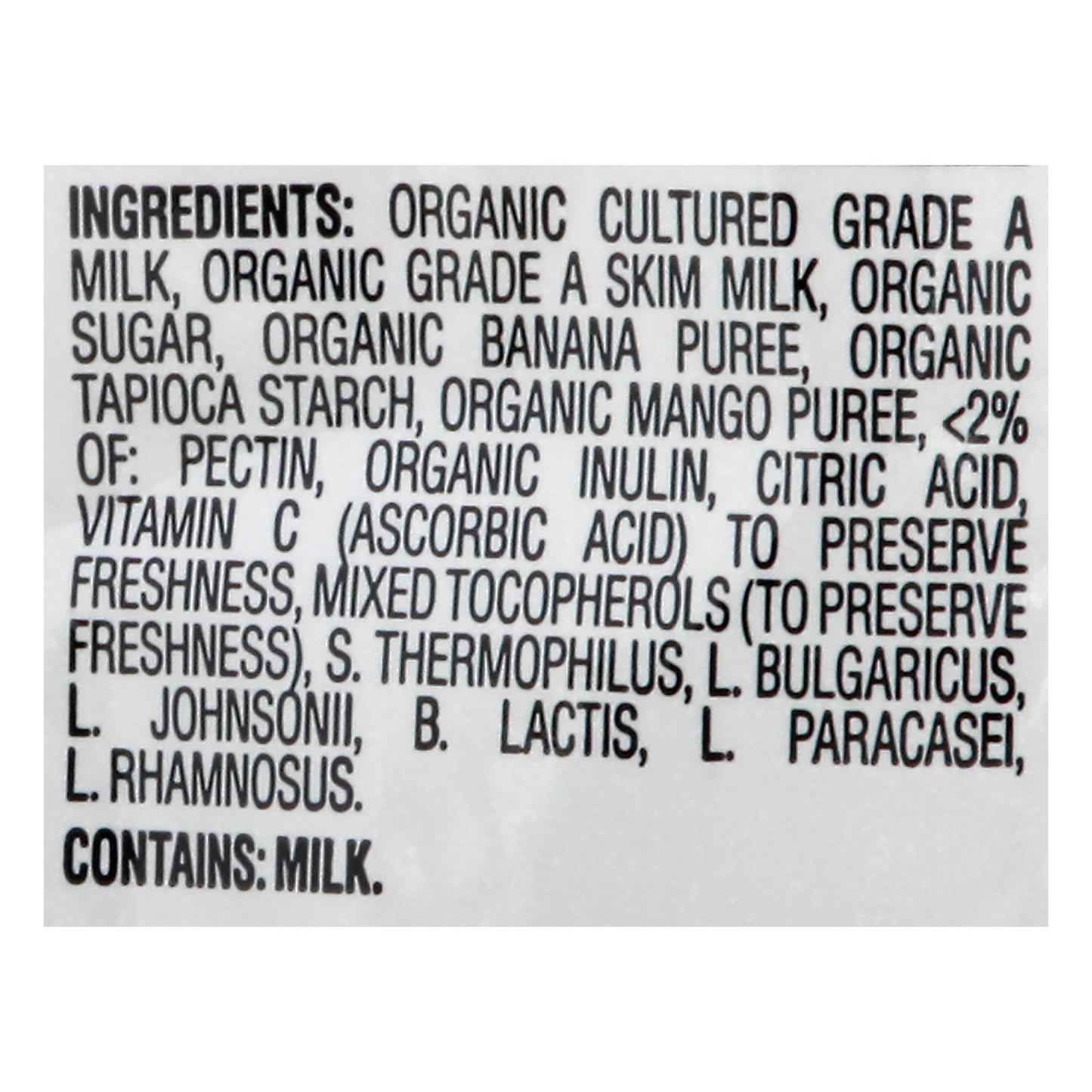 HappyBaby Organic Banana & Mango Yogis 1 oz