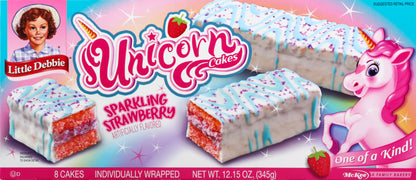 Little Debbie Sparkling Strawberry Unicorn Cakes 8 ea