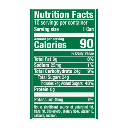 7-Up Mini Lemon Lime Soda 10-7.5 fl oz Can