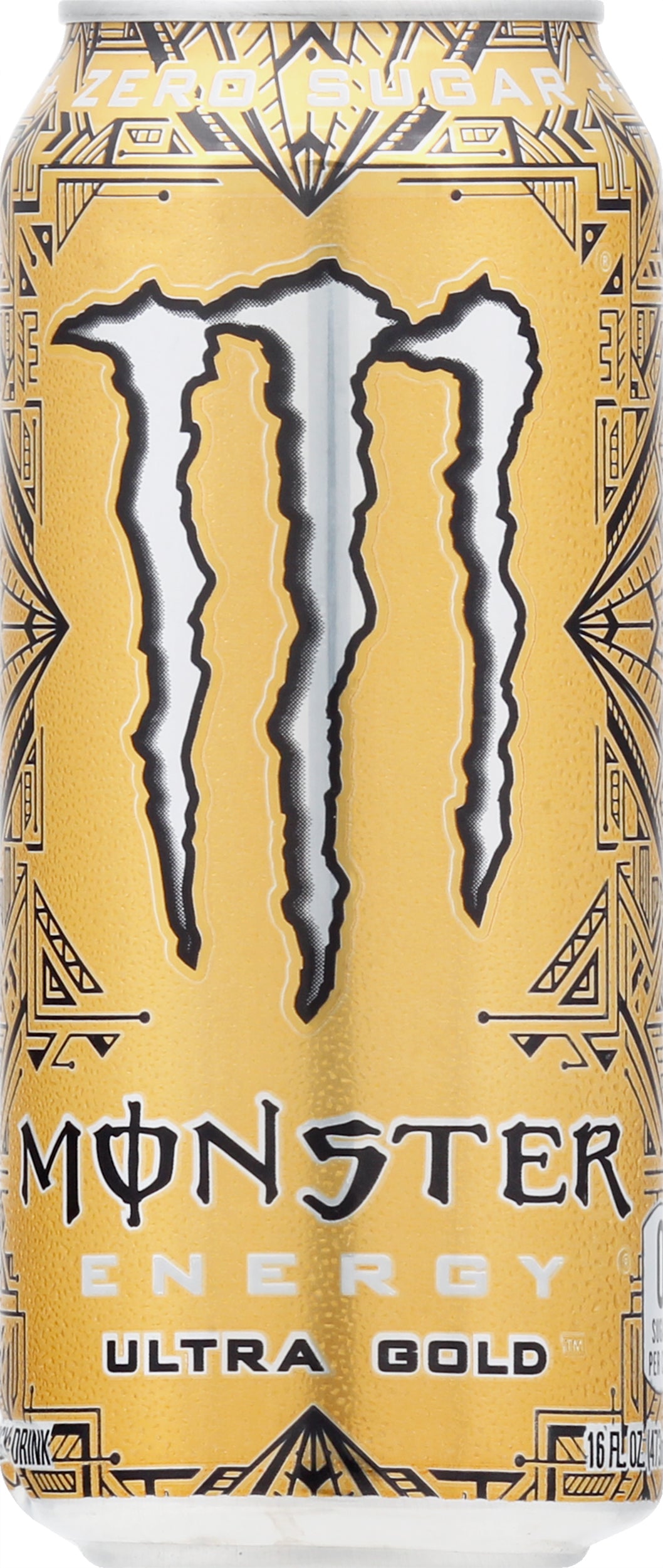 Monster Zero Sugar Ultra Gold Energy Drink 16 oz