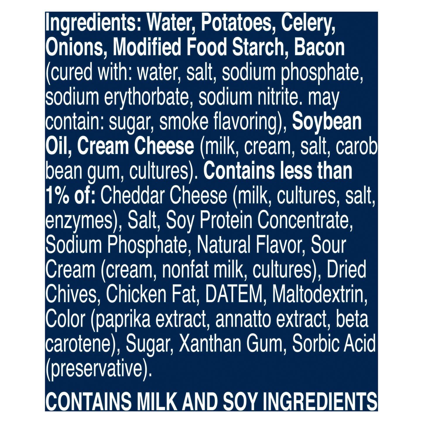 Progresso Rich & Hearty, Loaded Potato with Bacon Soup, 18.5 oz