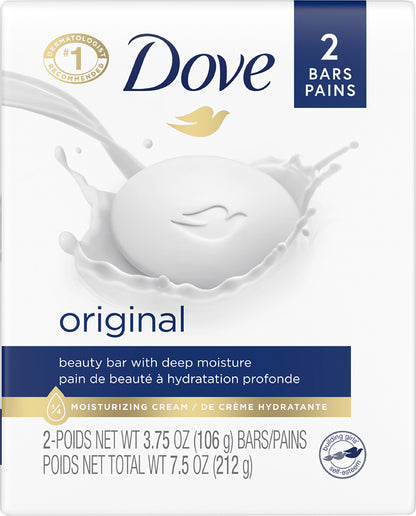 Dove Original Beauty Bar 2-3.75 oz Bars