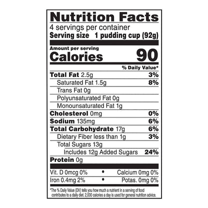 Snack Pack Butterscotch Pudding 4 ea