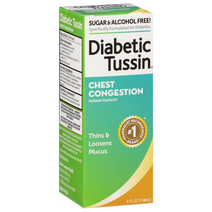 Diabetic Tussin Chest Congestion 4 fl oz