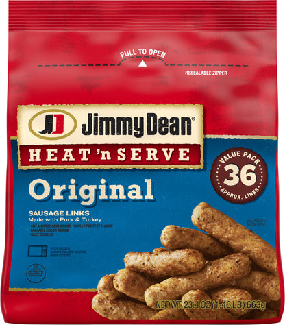 Jimmy Dean Heat 'N Serve Value Pack Original Sausage Links 23.4 oz