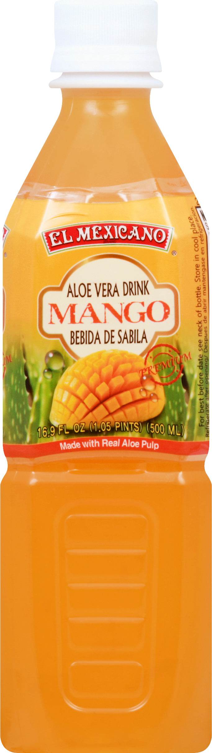 El Mexicano Aloe Vera Drink 16.9 oz
