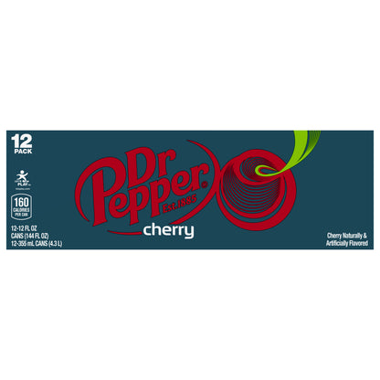 Dr Pepper 12 Pack Cherry Soda 12-12 fl oz Cans
