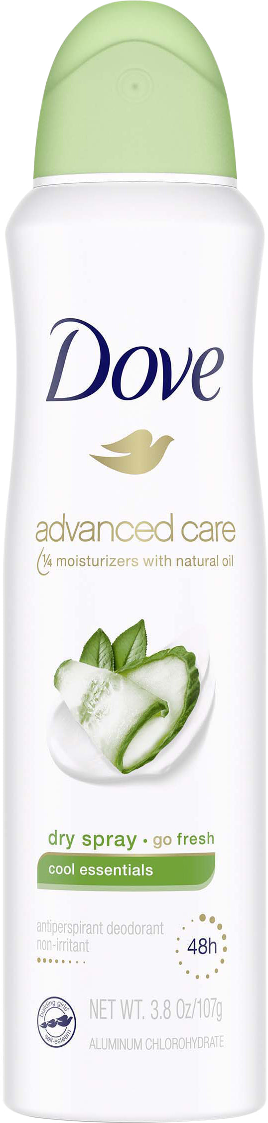 Dove Advanced Care Dry Spray Cool Essentials Antiperspirant Deodorant 3.8 oz