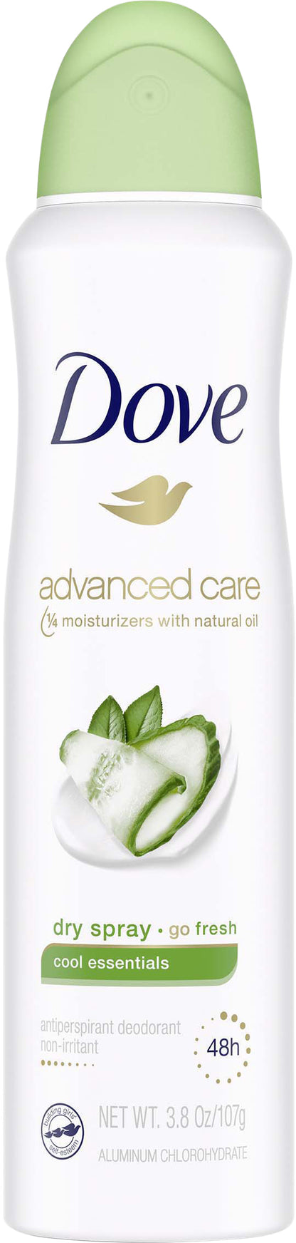 Dove Advanced Care Dry Spray Cool Essentials Antiperspirant Deodorant 3.8 oz