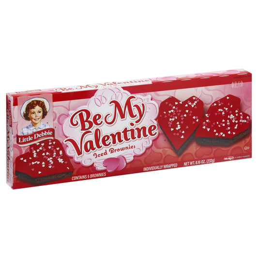 Little Debbie Be My Valentine Iced Brownies 5 ea