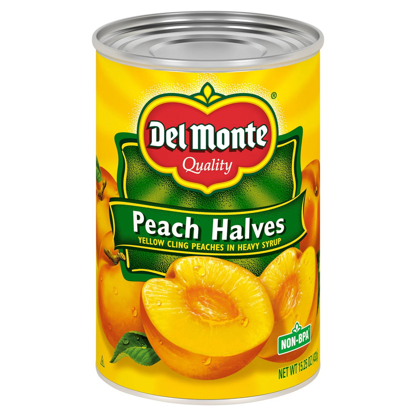 Del Monte Quality Peach Halves 15.25 oz Can