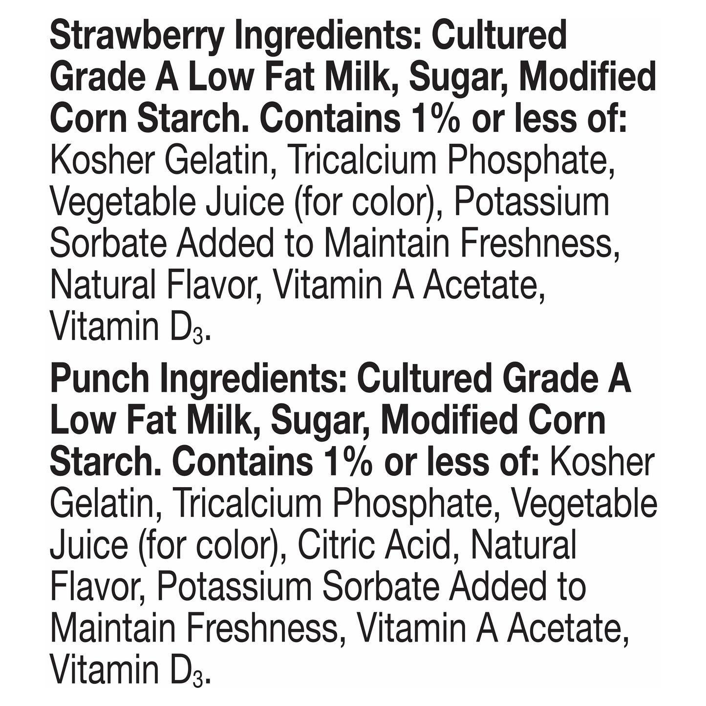 Yoplait Go-Gurt, Low Fat Yogurt, Marvel Avengers Variety Pack, 16 oz