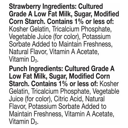 Yoplait Go-Gurt, Low Fat Yogurt, Marvel Avengers Variety Pack, 16 oz