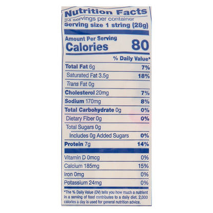 Galbani Low Moisture Part Skim Mozzarella String Cheese 24 oz Bag