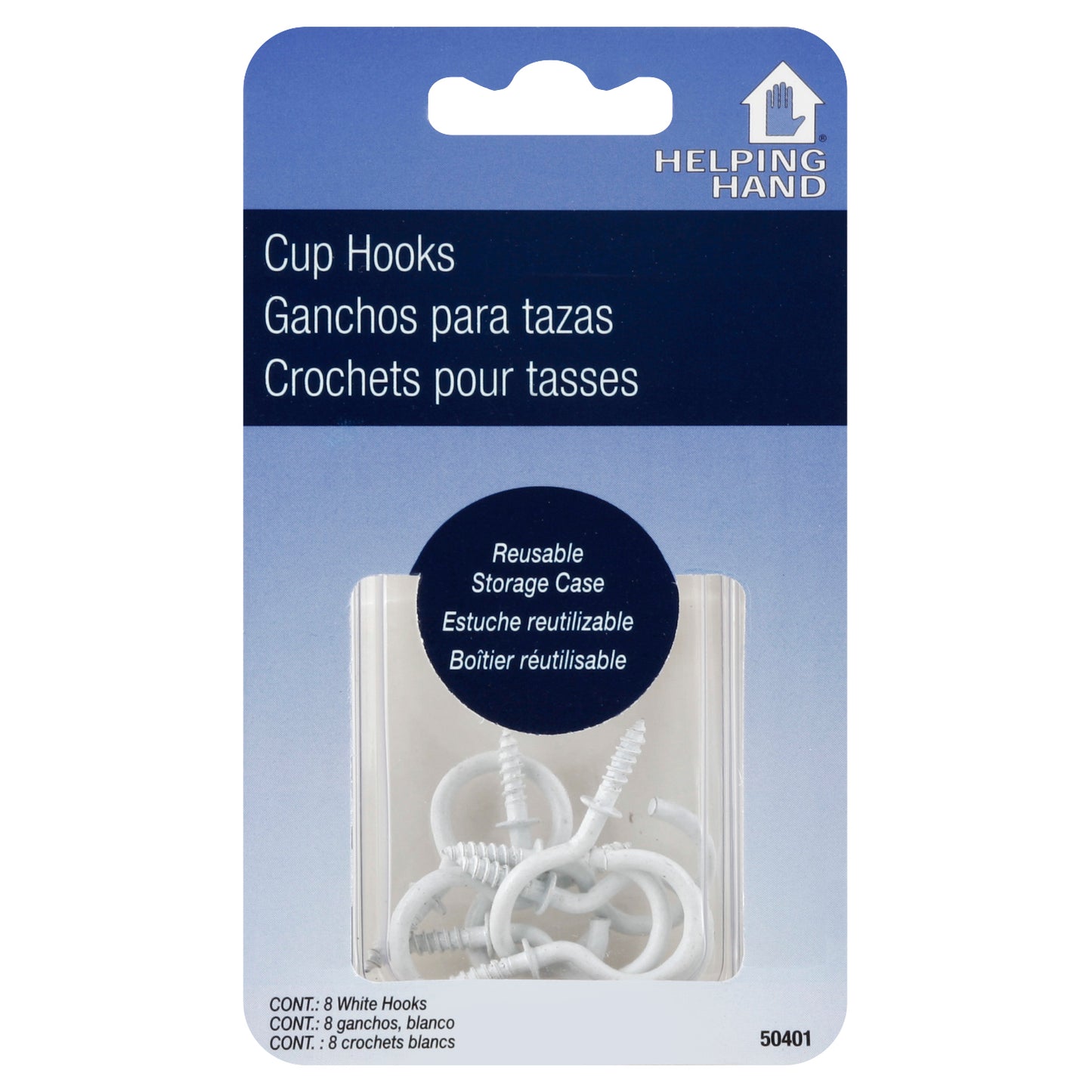 Helping Hand Cup Hooks 8 ea