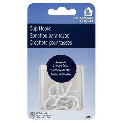 Helping Hand Cup Hooks 8 ea