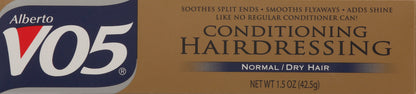 Alberto Vo5 Normal/Dry Hair Conditioning Hairdressing 1.5 oz Box
