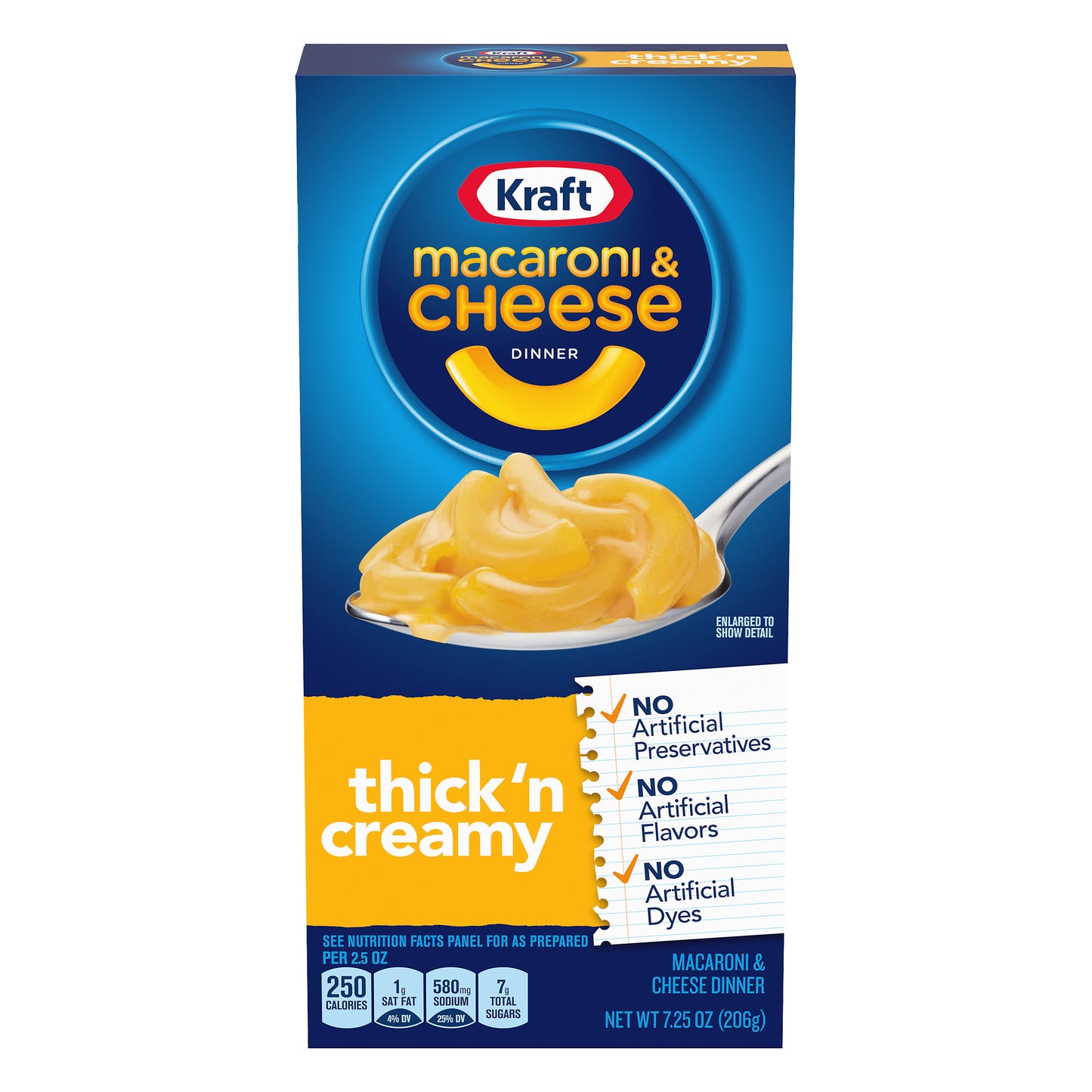 Kraft Thick 'n Creamy Macaroni & Cheese Dinner, 7.25 oz Box