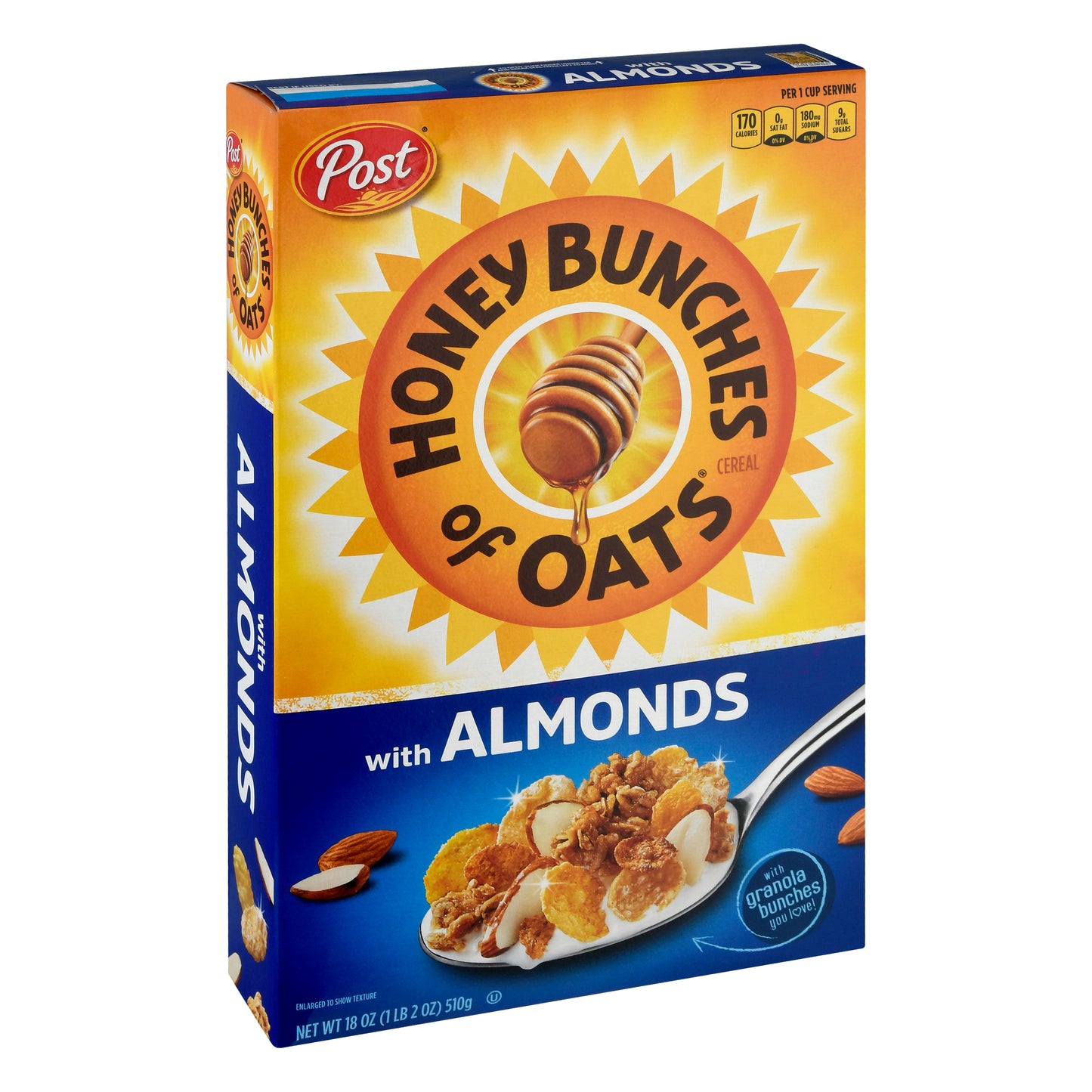 Honey Bunches Of Oats With Almonds Cereal 18 oz