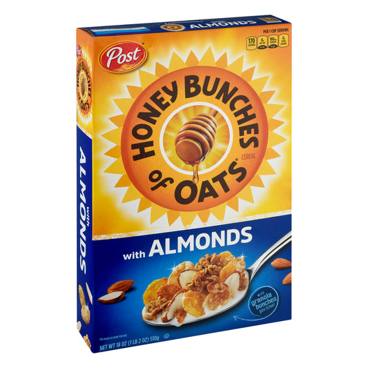 Honey Bunches Of Oats With Almonds Cereal 18 oz