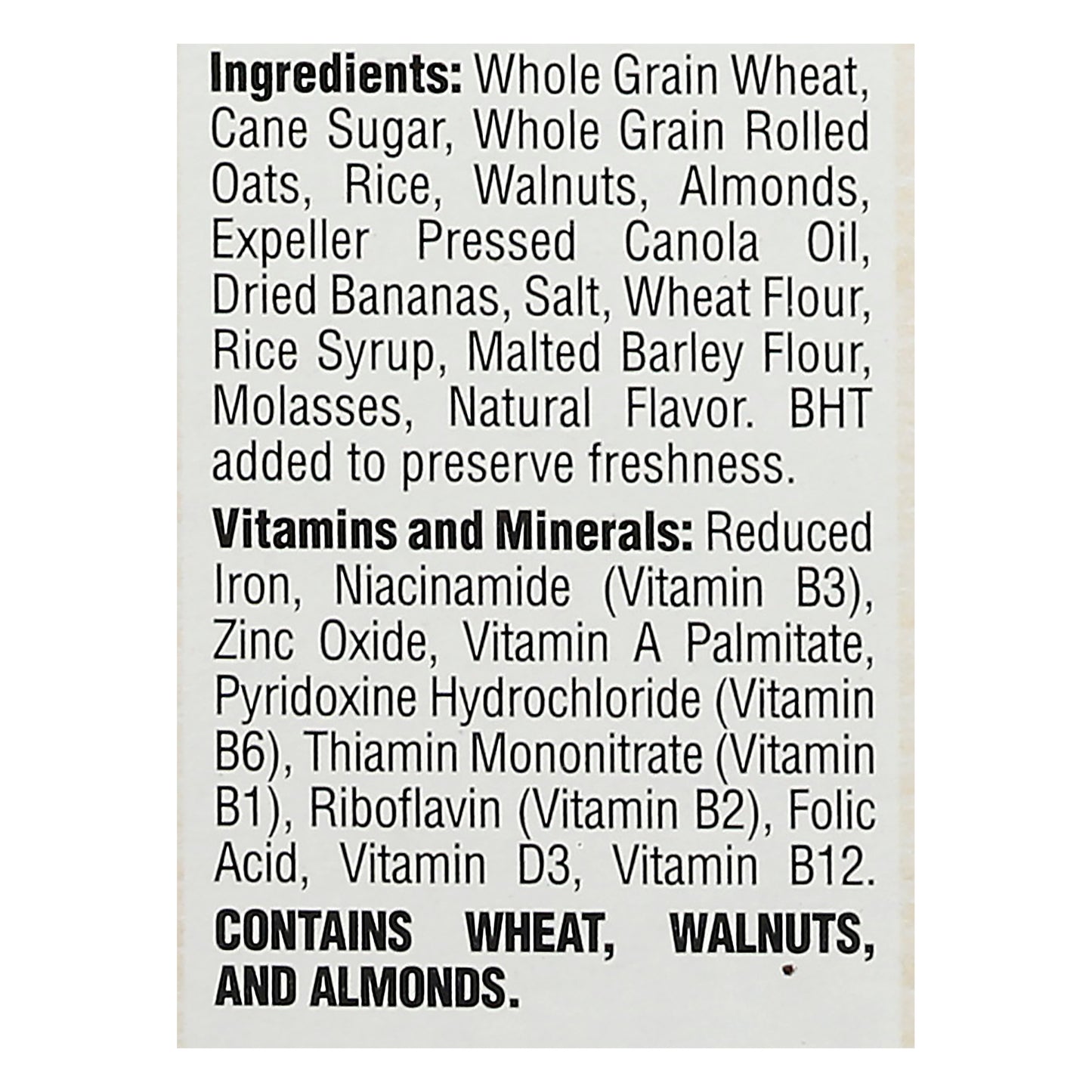 Great Grains Banana Nut Crunch Cereal 15.5 oz